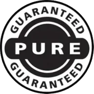 'Guaranteed pure' badge